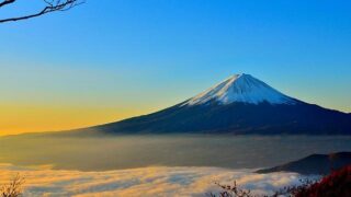 日本、富士山